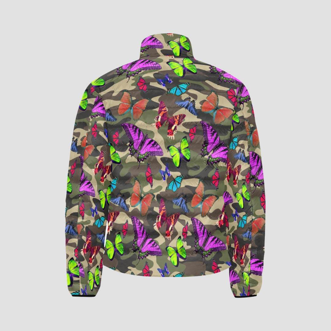 Butterfly Camo Puffer Jacket